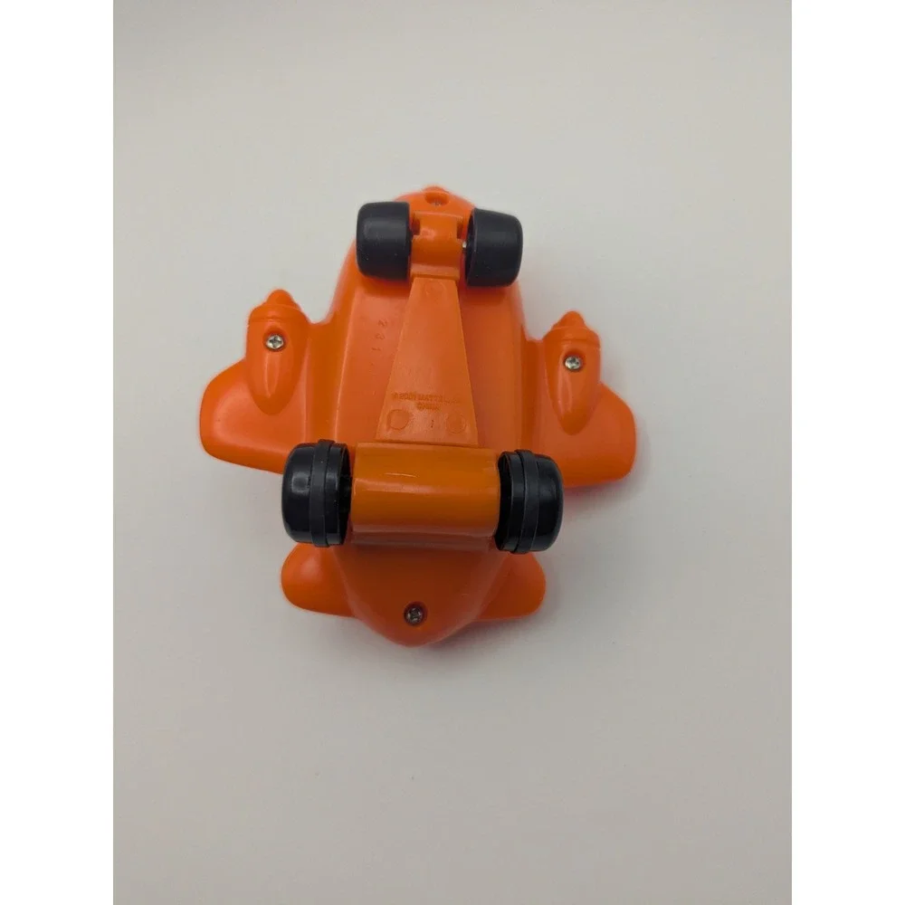 Fisher Price Little People Orange Airplane Toy 2-Seater 2001 Mattel 2312HZ Retro